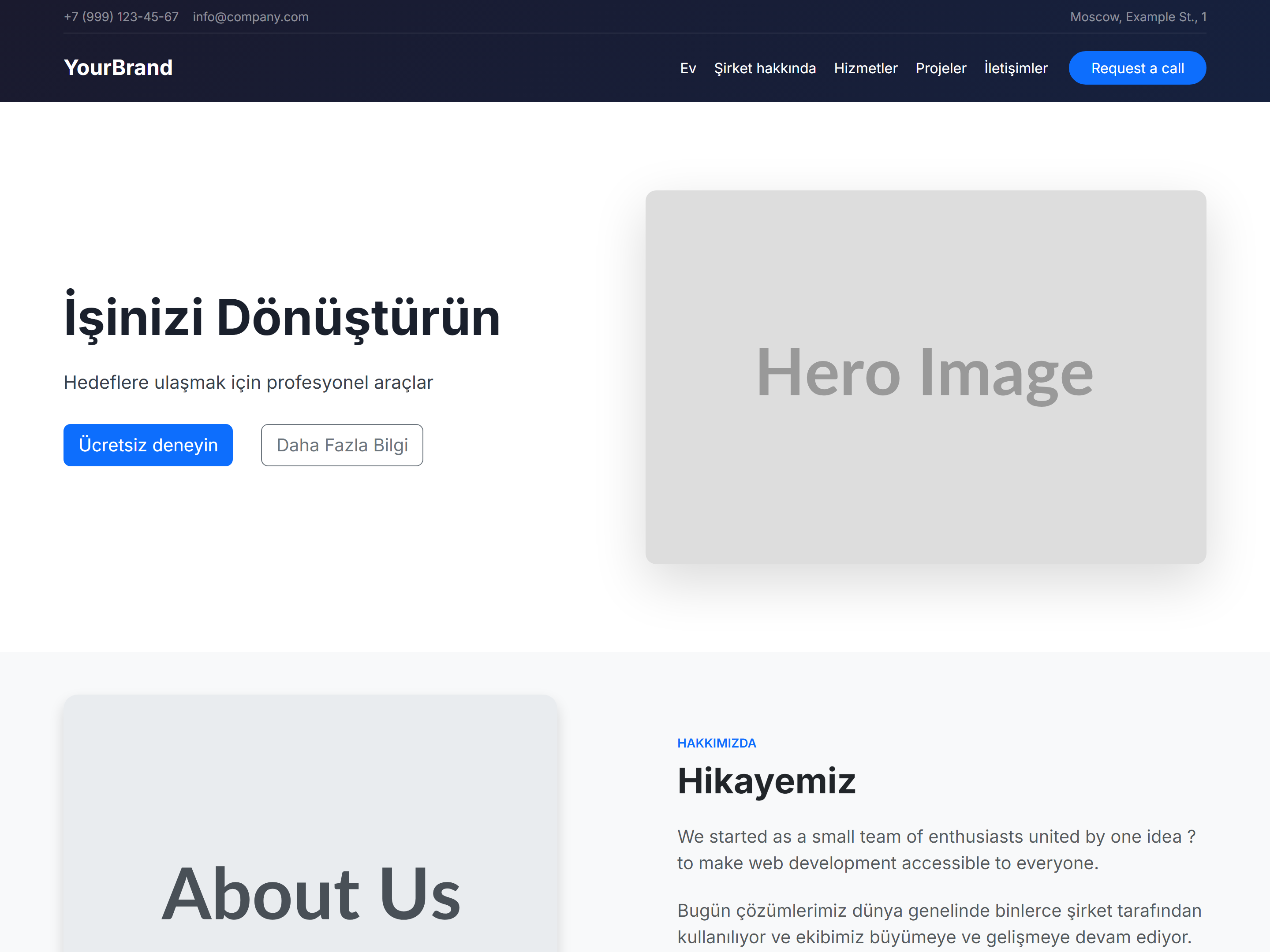 Kurumsal Web Sitesi