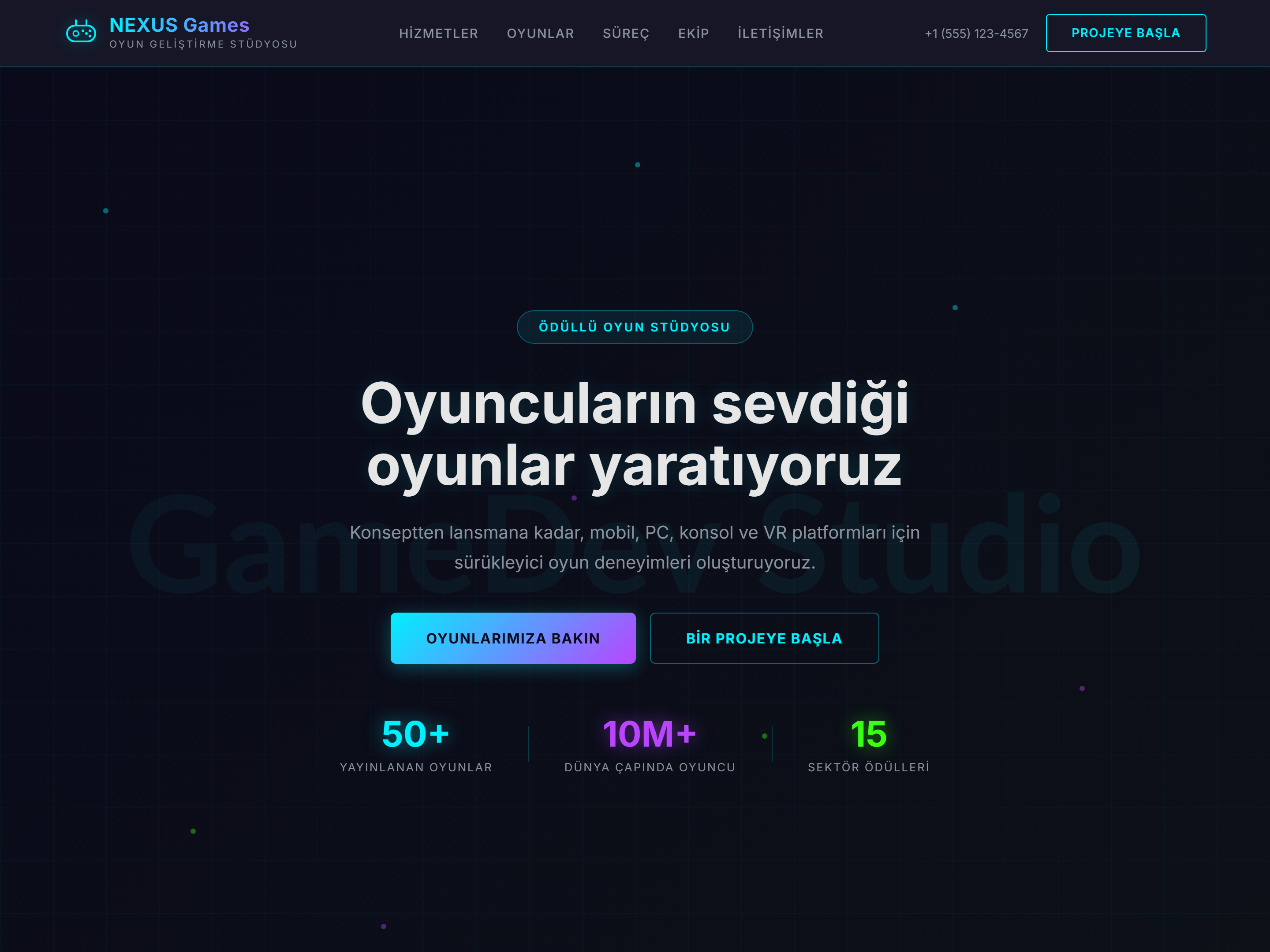 Oyun Geliştirme Stüdyosu Pro