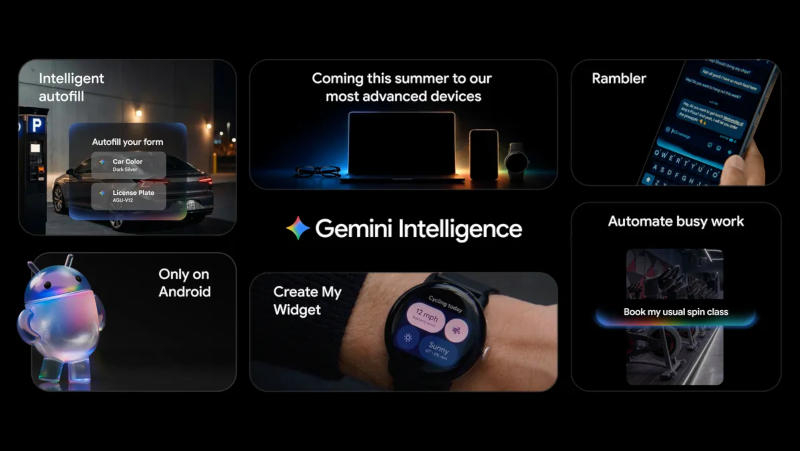 Google, Gemini Intelligence'i başlattı – Android akıllı telefonlar için Gemini'nin yeni gelişim aşaması.