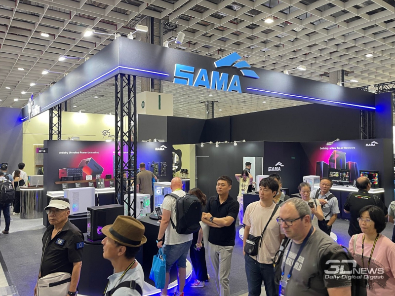 SAMA Computex 2026’da: standart dışı kaslar, çift ekranlı soğutma sistemleri ve güç kaynağı yenilikleri