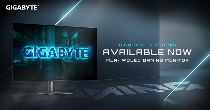 Gigabyte, QHD çözünürlük ve 240 Hz yenileme hızıyla yeni 27 inçli oyun WOLED monitörü GO27Q24G'i tanıttı