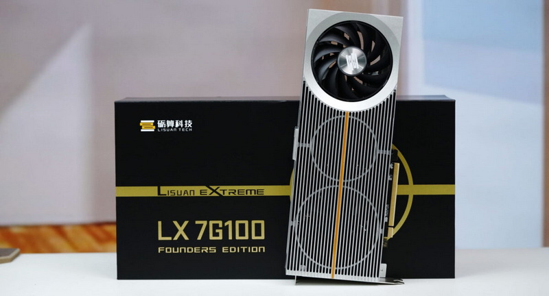 Lisuan Tech adlı Çinli üretici, Nvidia desteği olmadan ancak Founders Edition sürümünde LX 7G100 grafik kartını tanıttı