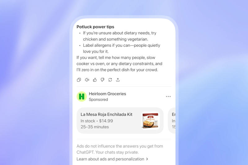 ChatGPT artık reklam gösteriyor, ama herkes hemen fark etmeyecek.