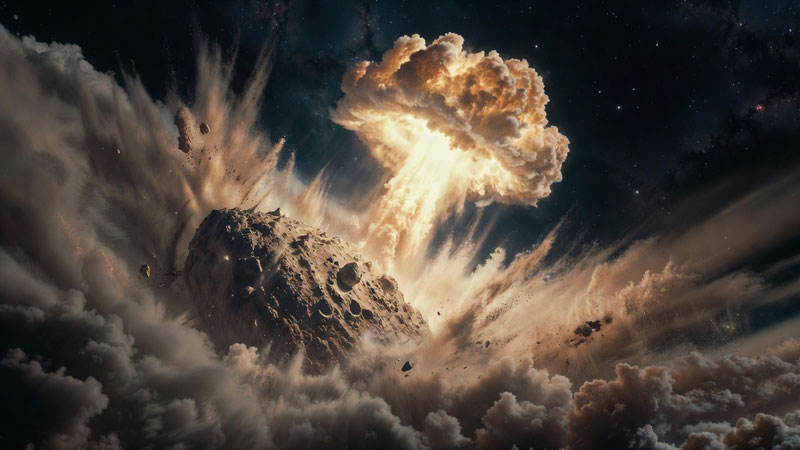 Bir nükleer bomba, asteroidin gezegeni tehdit etmesini önlemede beklenenden daha etkili olabilir; araştırmacılar bir deney gerçekleştirdi