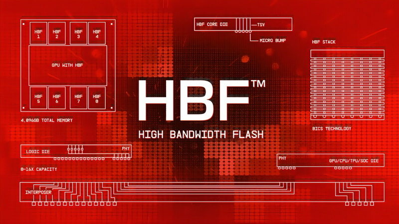 SK Hynix ve SanDisk, HBM ile SSD arasında ara bellek olan High‑Bandwidth Flash standardizasyonuna başladı