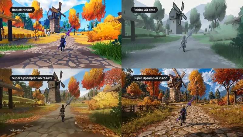 Roblox, "Bizim Evde DLSS 5" adını verdiği, yapay zeka ile render edilen fotogerçekçi bir oyun platformu olan Reality'yi geliştiriyor.