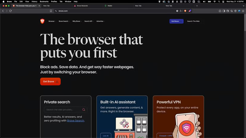 Brave geliştiricileri, tarayıcının kendi ayarlarını gizleme özelliği için 60 $ ödedi.