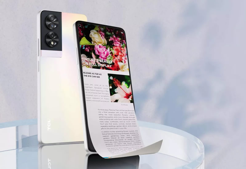 TCL, Nxtpaper akıllı telefon serisinde LCD yerine AMOLED kullanarak yansımalar olmadan flağman parlaklık elde ediyor
