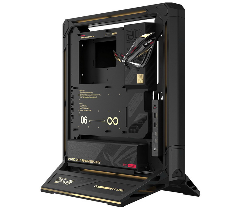 ASUS yeni açık kasa ROG GR20 Edition 20'yi piyasaya sürdü; bu model çapraz akış fanıyla donatılmıştır