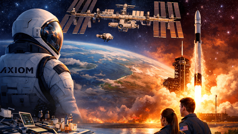 Axiom ve NASA bir anlaşma yaptı: yeni bir uzay turistleri ekibi, Ocak 2027’de Uluslararası Uzay İstasyonu’na (ISS) uçacak.