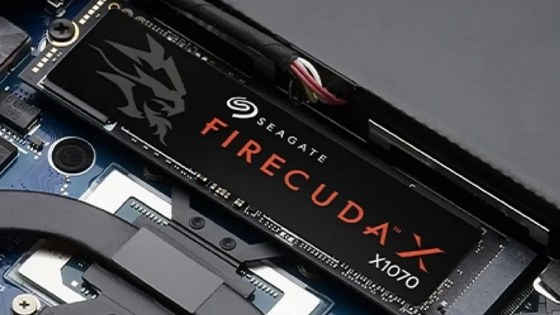 Seagate, 7 GB/s'den fazla okuma hızıyla yeni SSD FireCuda X1070 PCIe 4.0 serisini piyasaya sürüyor