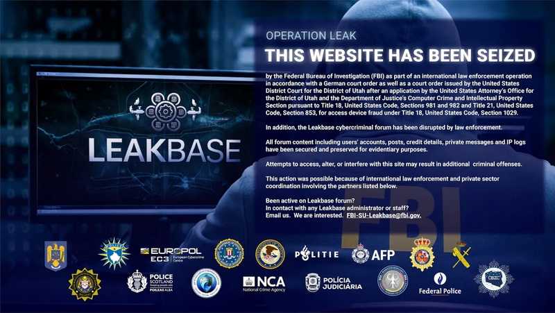 ABD ve Europol, 142.000 katılımcısı olan dünyanın en büyük hacker forumlarından biri olan LeakBase’i ortaya çıkardı