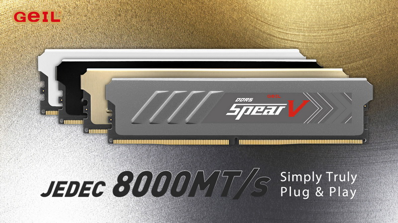 GEIL, normal çalışma koşullarında 8000 MT/s hızında DDR5 modülleri tanıttı