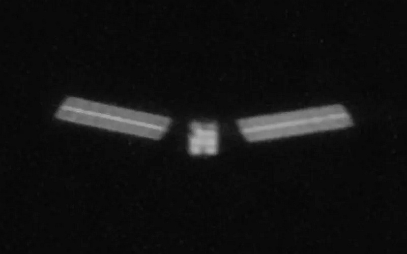 Starlink uyduyu uzayda düştü, ancak çarpışmadan önceki "portresi" dokunulmamış kaldı