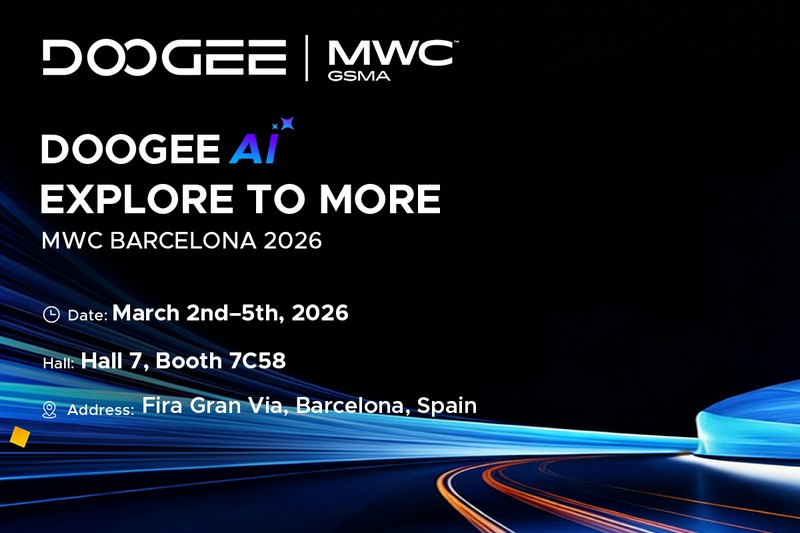 Doogee, MWC 2026’da akıllı cihazları, korumalı akıllı telefonu ve Visible AI’yi sergileyecek.