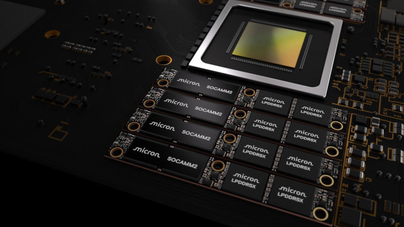Micron, yapay zeka için mükemmel olan 256 GB'lık ilk dünya LPDDR‑SOCAMM2 bellekini tanıttı