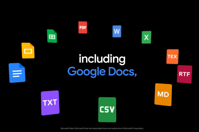 Google Gemini artık basit bir sorguyla Word, Excel ve diğer dosya türlerini oluşturabiliyor