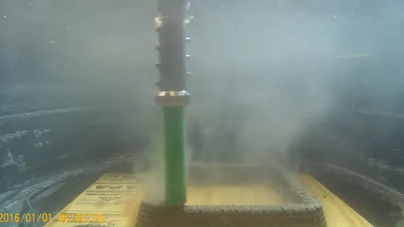 ABD'de deniz tabanında doğrudan beton baskısı için su altı 3-boyutlu bir yazıcı geliştirildi