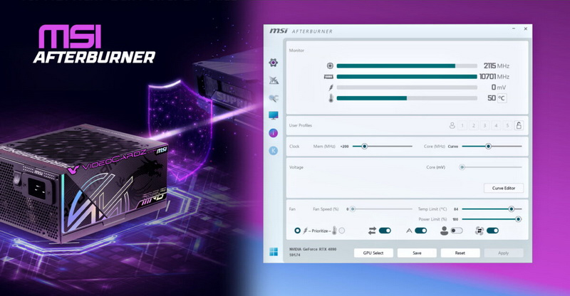 MSI, RTX 5000 ve RX 9000’ün güvenliğini artırdı; Afterburner’da GPU Safeguard+ modunu ekleyerek bağlantı noktalarının erimesine karşı koruma sağladı
