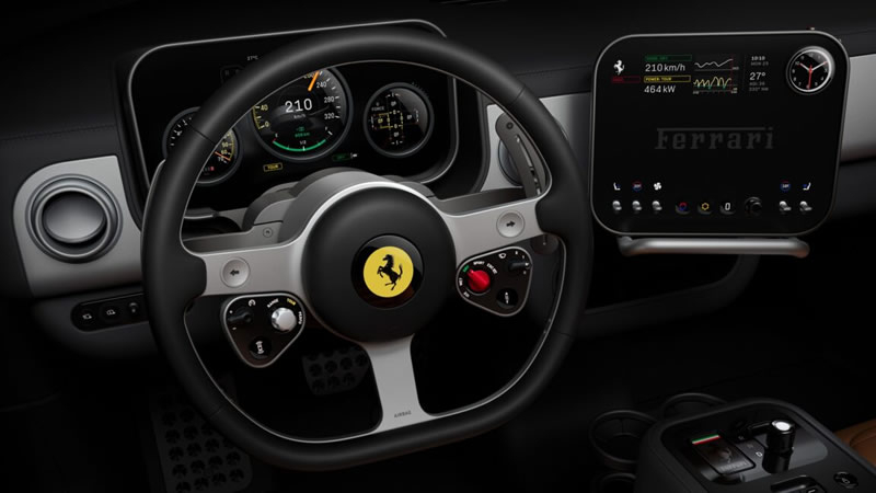 Apple-Car şöyle görünebilir: Ferrari, Johnny Aiv tarafından tasarlanan elektrikli araba Luce'in iç tasarımını sergiliyor