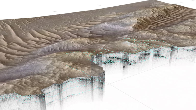 Perseverance rover, Mars yüzeyinin altında eski bir nehir deltası keşfetti