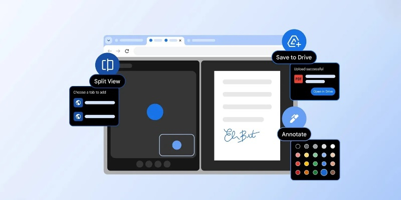 Chrome artık daha kullanışlı: tarayıcıda ayrı bir ekran ve PDF dosyalarında not alma özelliği var.