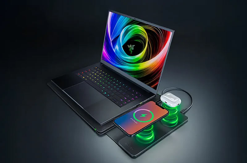 Razer, 130 dolarlık kablosuz şarj özelliği bulunan bir dizüstü bilgisayar kılıfı tanıttı