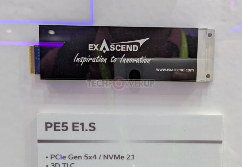 Exascend, NVMe 2.1 protokolüne dayalı ilk SSD'leri tanıttı