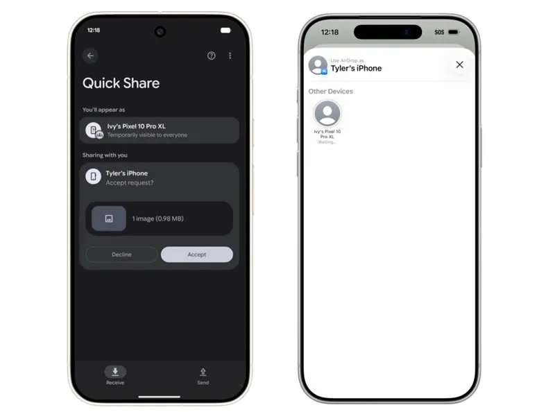 Oppo telefonları yakında AirDrop kullanarak iPhone'dan fotoğrafları ve dosyaları aktarabilecek.