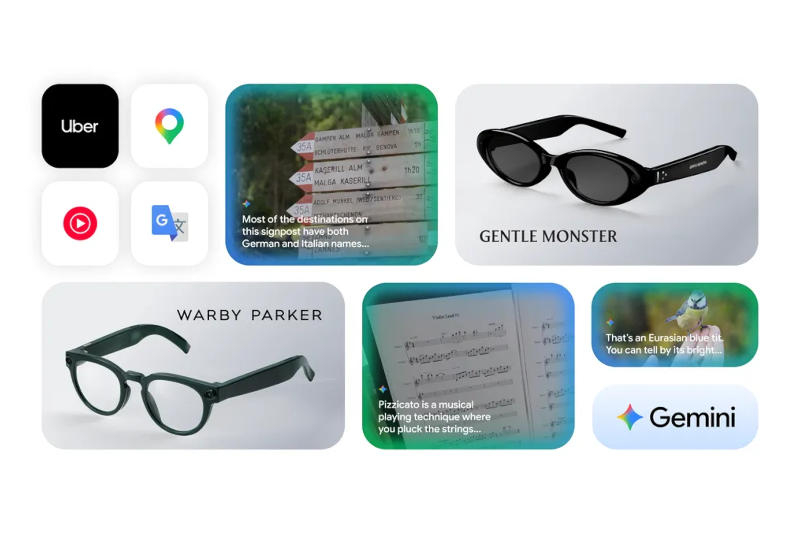 Google, Gemini ve geniş bir tasarım yelpazesi kullanarak bu sonbaharda Android XR için akıllı gözlükleri piyasaya sürmeyi vaat ediyor