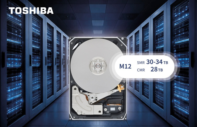 Toshiba, 3,5 inçlik HDD’lerini SMR ile ve 30 ila 34 terabayt kapasiteyle teslim etmeye başladı.